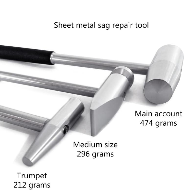 Car Dent Fix Tool Dent Repair Knockdown Tap Down Hammer Paintless- Dent Removal Tap Down Tools Dent Repair Accessories