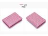 Unisex Woven Lambskin Business Card Holder: Genuine Leather, Large Capacity