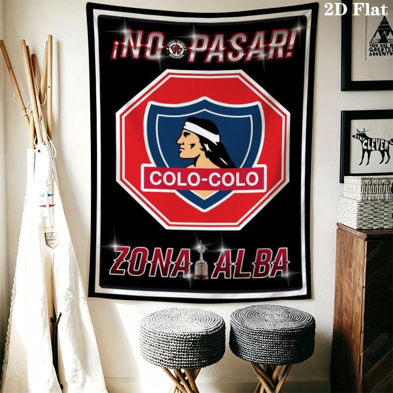 Colo Colo Wall Tapestry Aesthetic Wall Hanging Printed Fabric Blanket Decorative Tapestries for Bedroom Living Room Home Decor
