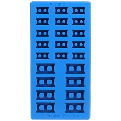 Green Stuff World Concrete Block Making Set with Silicone Molds and Miniature Tools (GSWD-97)
