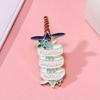 "Fighting Invisible Battles" Interesting Quote Sword Brooch Waist Cinching Decoration Needle Buckle Badge Accessory