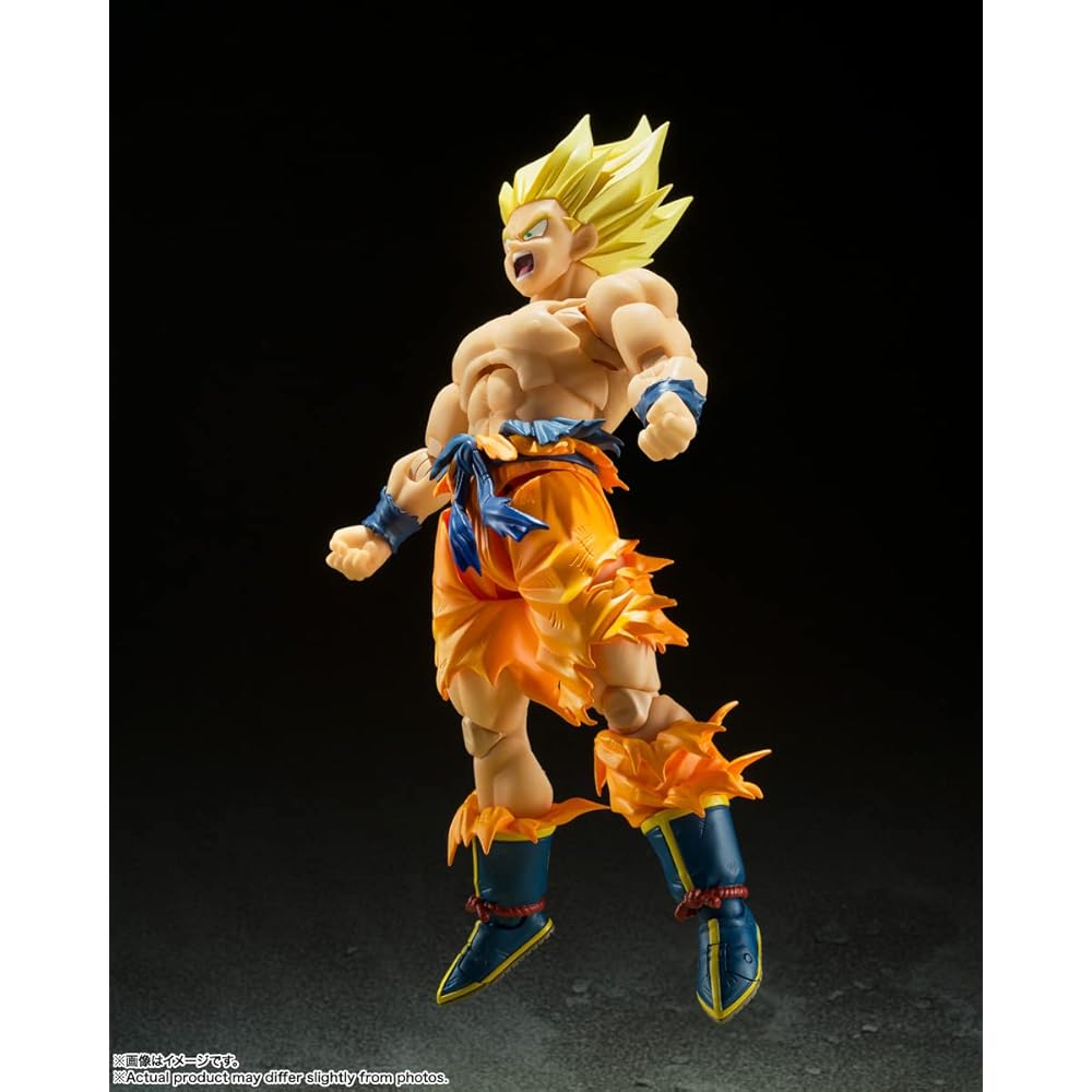 TAMASHII NATIONS S.H. Figuarts Dragon Ball Super Saiyan Goku Action Figure 145mm ABS PVC Painted Movable Figure