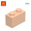 125 Stück/Los 3004 1x2 Grundbausteine Moc Teile Kompatibel mit Steinen DIY Konstruktionsspielzeug Kinder Montage Geschenk