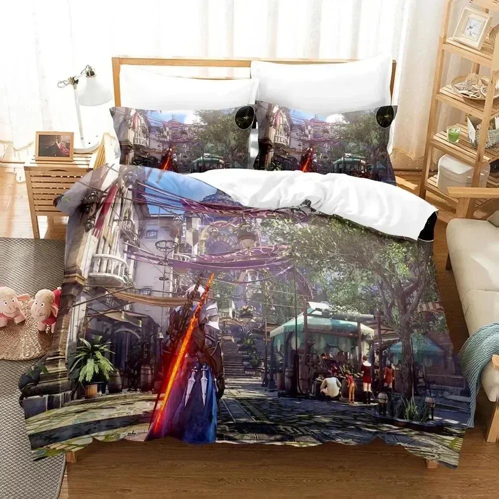 3D Print Game Tales of Arise Bedding Set Printed Bed Set With Pillowcase Bed Duvet Cover Soft Queen King Size Bedclothes Home