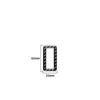For VW Touareg 2011-2018 Soft Carbon Fiber Tailgate Switch Panel Sticker Trim Car Interior Accessories Car Interior