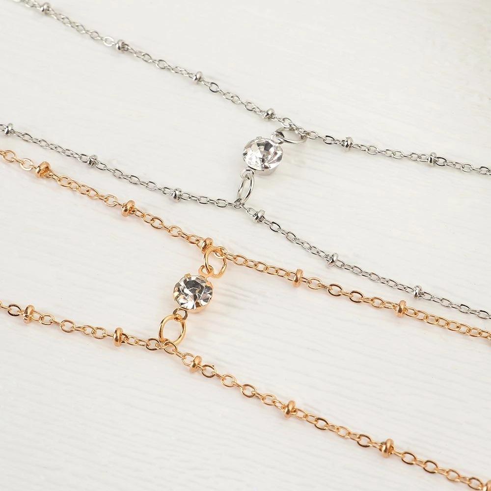 New summer fashion sexy hip waist chain rhinestone bead waist chain beach chain waist chain