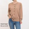 Cardigan for Women Round Neckline Button Cardigan Casual Date Look Korea Fashion