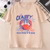 If Crabby Please Return To The Beach TShirt Summer Coastal Funny Beach Tee Unisex Unisex Casual Round Neck Beach Lover Tees