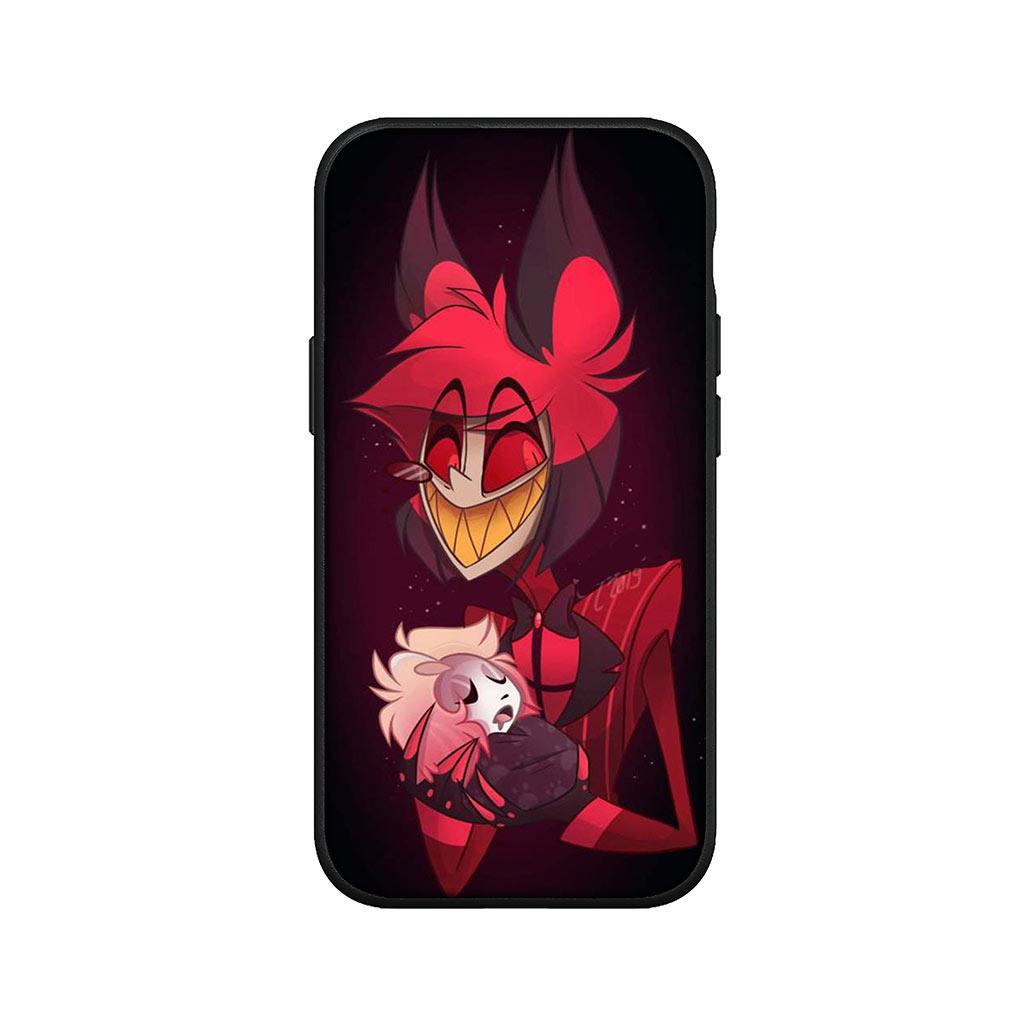 Angel Dust H-Hazbin Hotel Charile Casing for Apple iPhone 15 14 13 12 11 Pro XS Max XR 6 6S Plus + SE 14+ 6+ Phone Cover Case