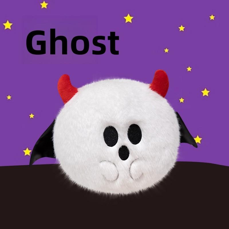 Halloween Pumpkin Plush Toy With Spider Bat Ghost Decorations For Kids Party