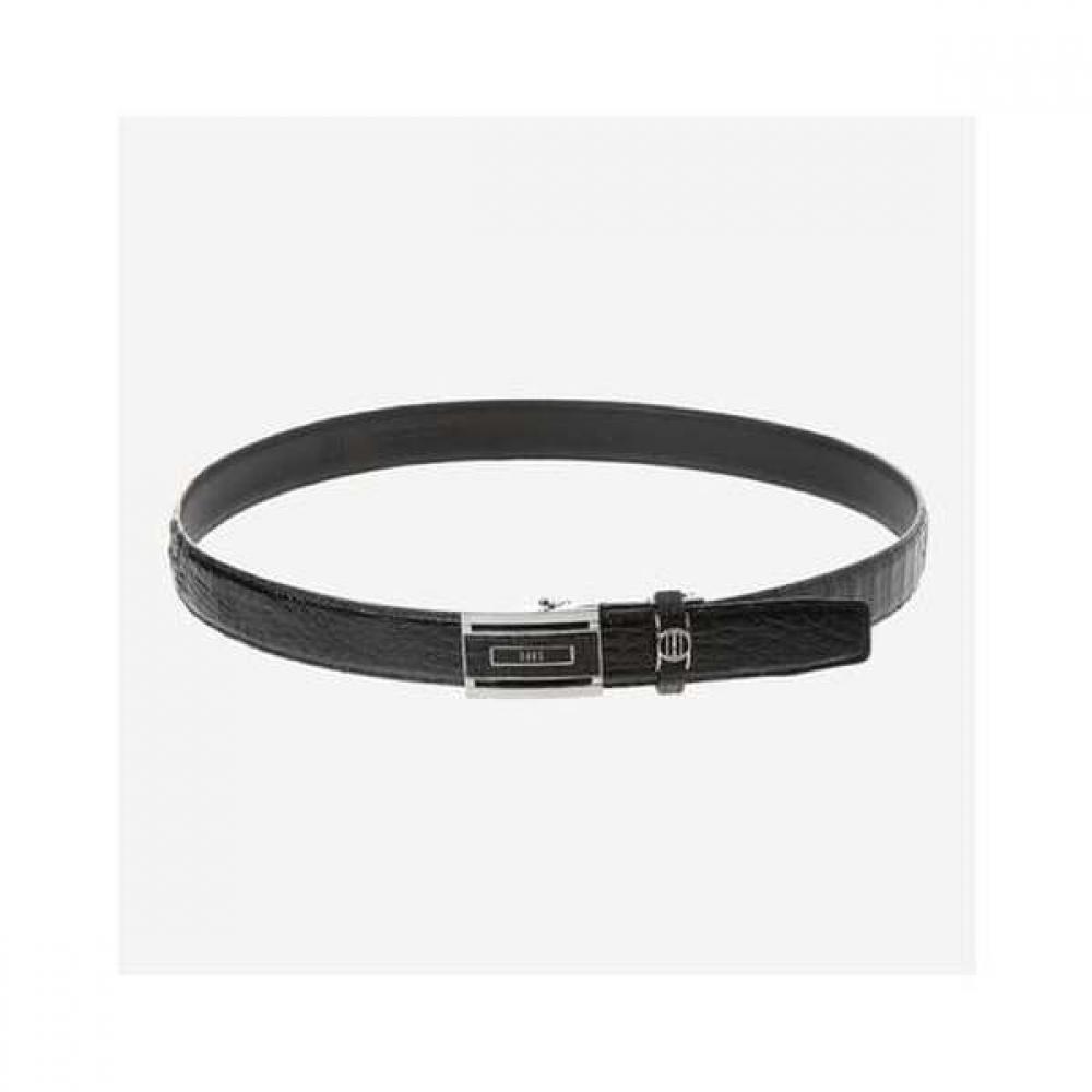 Daks Black Premium Caiman Leather Automatic Belt
