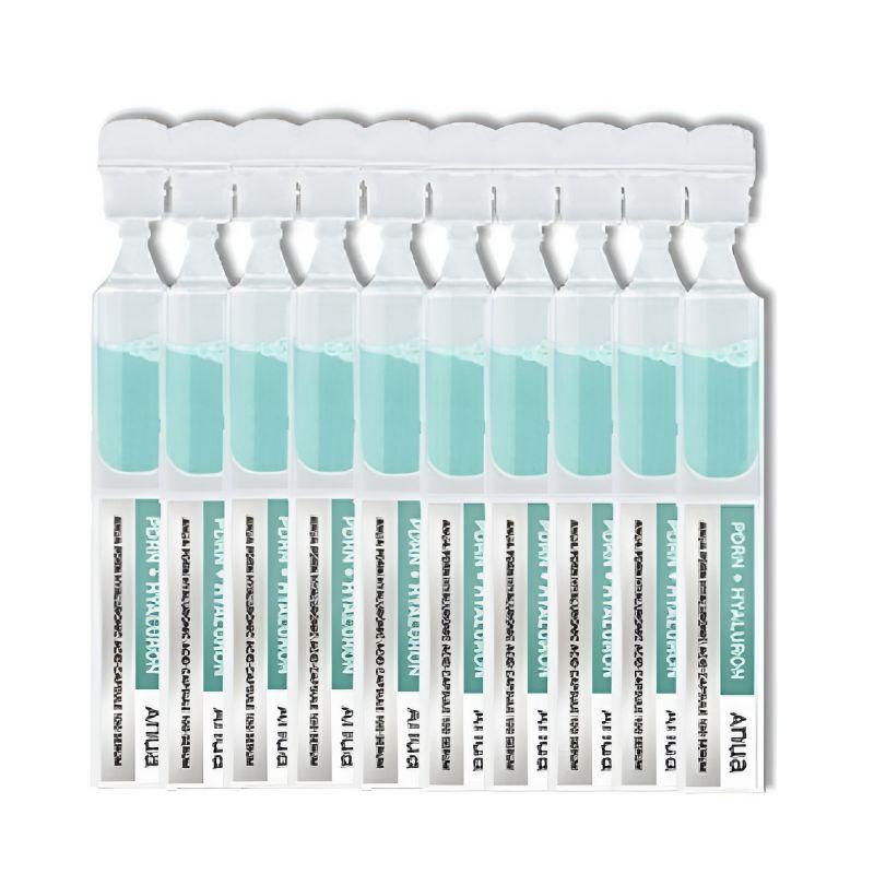 Anua PDRN Hyaluronic Capsule 100 Serum Ampoule Set (1ml X 10ea) | Korean Glass Skin Glow | Intensive Hydrating & Barrier Repair Treatment
