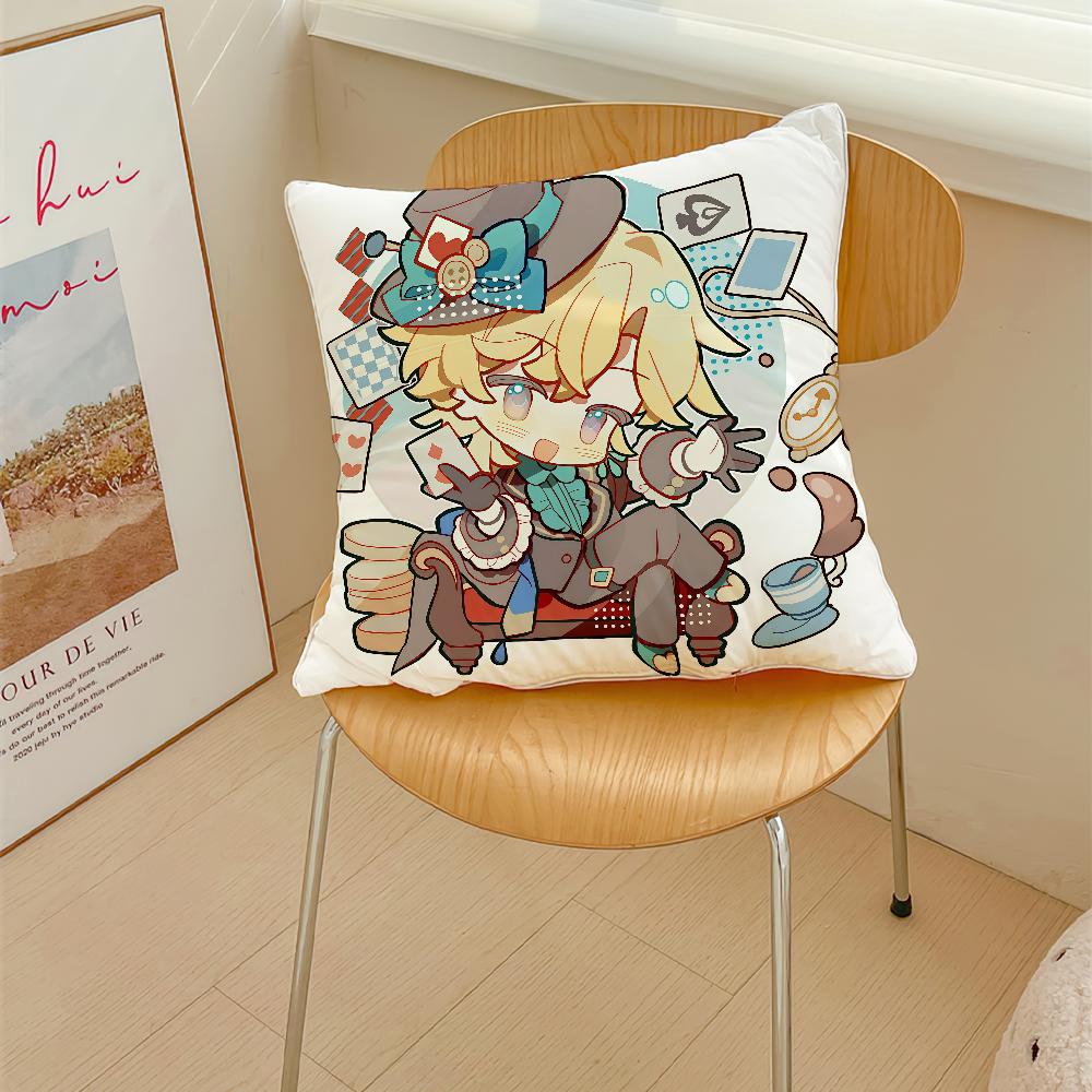 Hot Game Honkai Star Rai cushion cover Pillow Cover Decoration Room Home Sofa living Office Car Nordic Simplicity