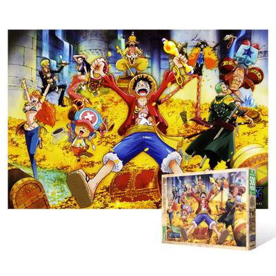 One Piece - Encontrando um Tesouro - Quebra-cabeça de 500 peças, quebra-cabeça coreano popular
