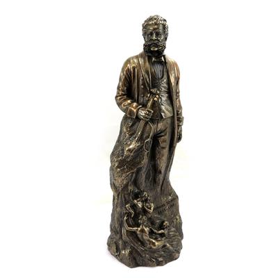 [L6498] - Figurka 'Johann Strauss II' bronzová
