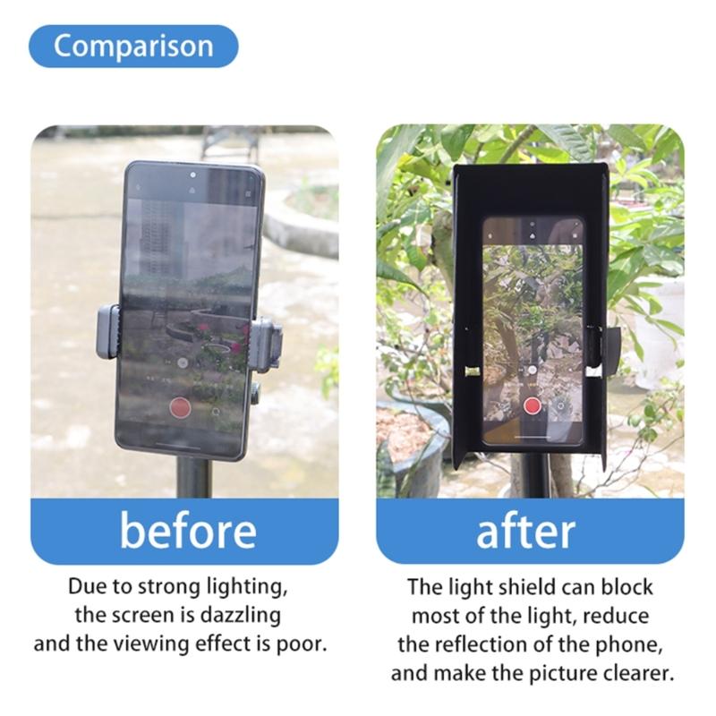 Parasole Parasole Magnetico Pieghevole Parasole per Cellulare Tettoia Blocca Sole per Telefoni Portatile Protezione Antiriflesso Accessori