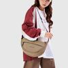Water-repellent Multi-layer Women's Dumpling Bag Solid Color Shoulder Bag