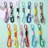 Nylon Braided Outdoor Backpack Keychain for Climbing - Unisex Hand Rope with Carabiner Pendant