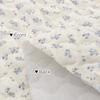 0.5m/1m/2m Blue Small Floral Thicken Quilting with Cotton Fabric for Children's Clothing Winter Blankets DIY Clothing Fabrics