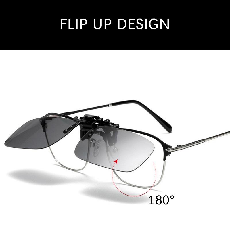 MAXJULI Car Driver Goggles Anti-UV Sun Glasses Driving Night Vision Lens Clip On Sunglasses for Men Women