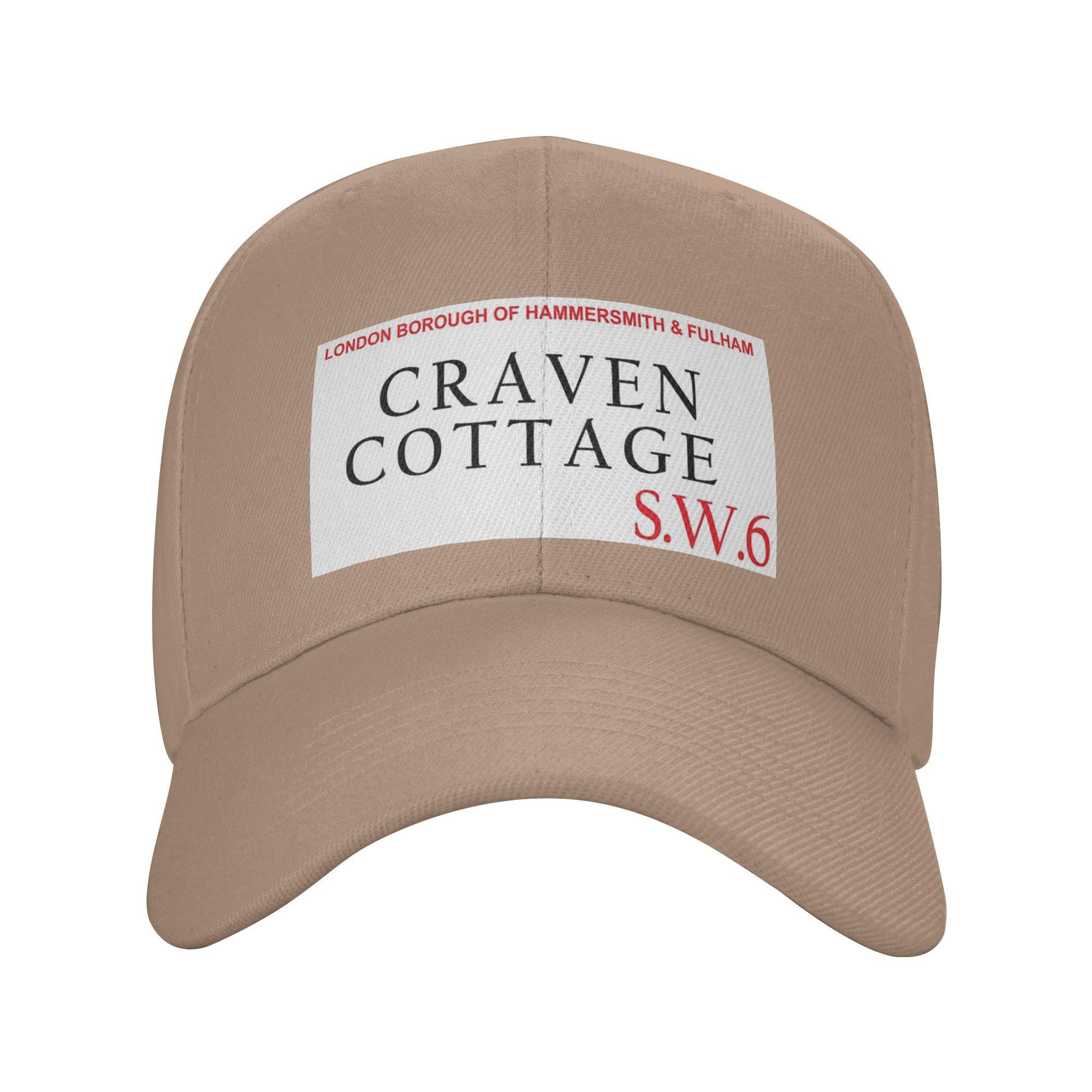 

Unisex Baseball Hats Craven Cottage Fulham Sw6 Lightweight Hoodie Outdoor Streetwear Summer Sports Baseball Caps Casquette One Size