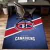 Canadiens Eishockey Team Fußmatte für Wohnzimmer, Spielzimmer, Büro, Schlafzimmer, Bürobodenmatte Verspieltes Design, Weihnachts-Fan-Geschenke