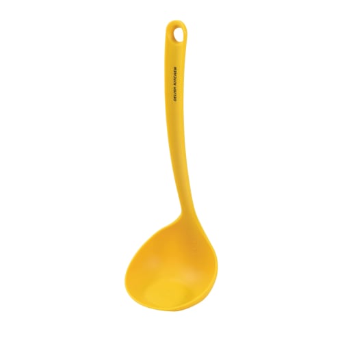 

Delish Kitchen Pearl Metal Standing Ladle, Freestanding, All Nylon, Yellow, G-5201