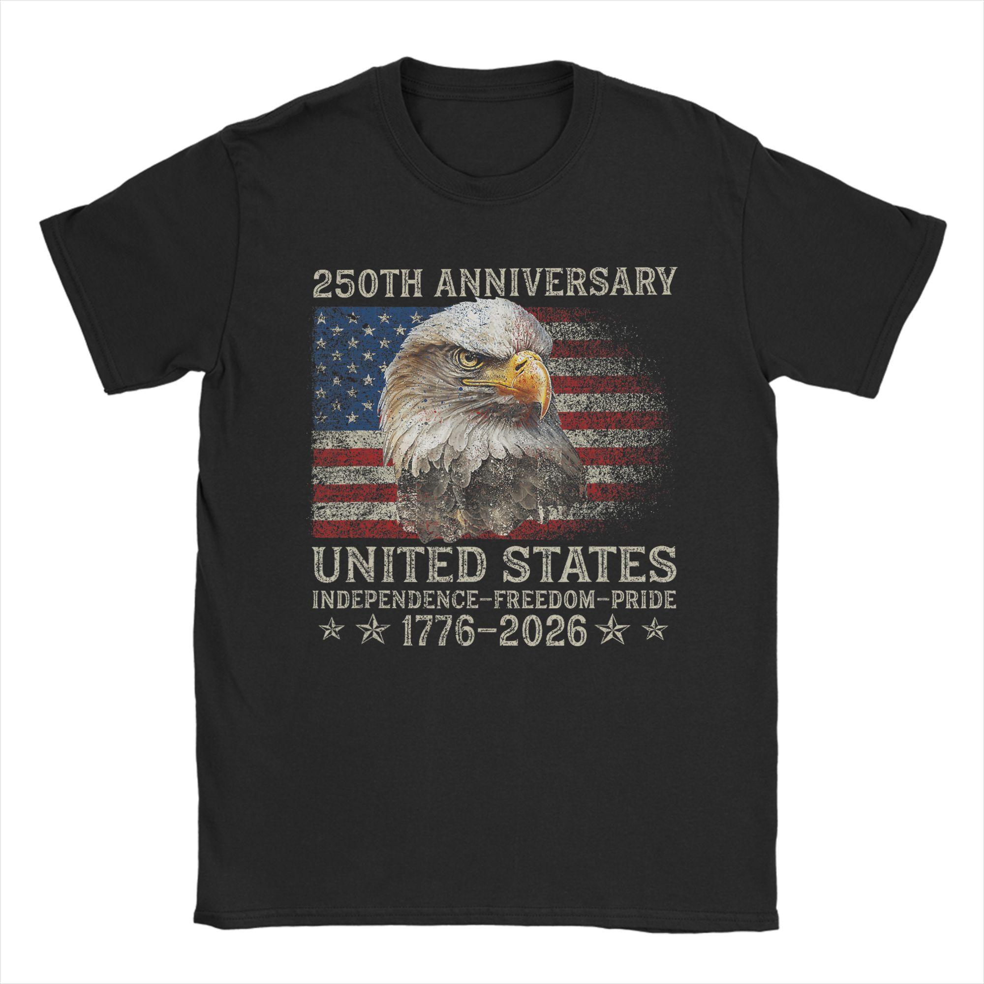 Casual TShirt Summer USA Independence Th Anniversary   Patriotic Eagle Trending T Shirts   Cotton Tshirt Gift S