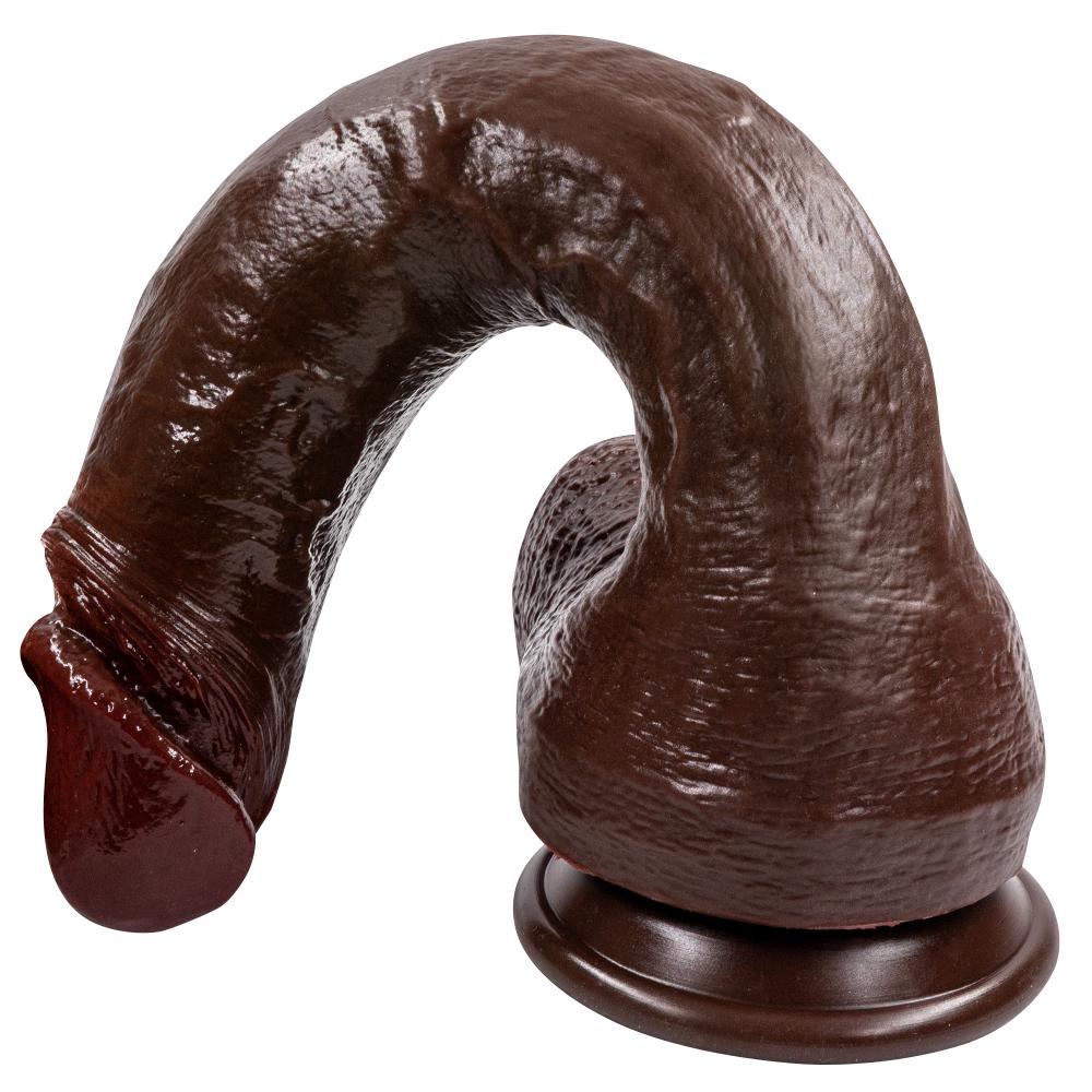 Extra Large Realistic Dildo – 5 Sizes Up To 33cm, Soft Liquid Silicone Penis Toy with Strong Suction Cup, Female & Couple Sex Toy