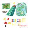 Juego de Dardos de Golf para Niños, Set de Esterilla, Esterilla de Diana con Palo de Golf, Bola Pegajosa, Esterilla de Entrenamiento de Golpeo de Golf, Set de Juguete para Jugar al Aire Libre