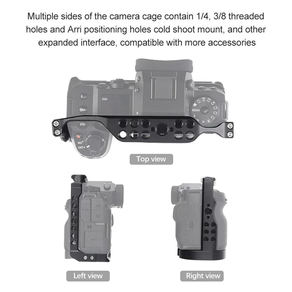Ochranná klec fotoaparátu JLwin z hliníkové slitiny s otvorem pro magnetický klíč pro montáž do studené patky Četné