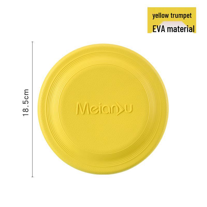 Meianju Durable Floating Soft Frisbee Toy for Dogs - TPR Material, Ideal for Training and Outdoor Fun