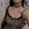 Personality Punk Sliver Color Circular Cat Paw Pendant PU Leather Zebra Leopard Print Collar Necklace for Women Y2K Jewelry Gift