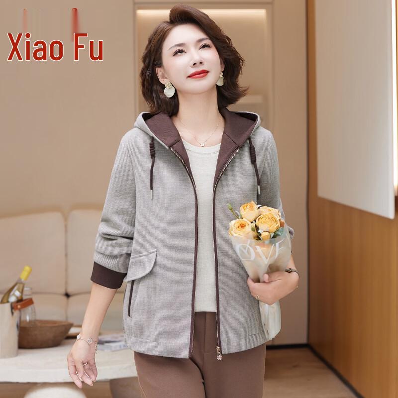 Women s Fashion Hooded Short Casual Jacket 3XL