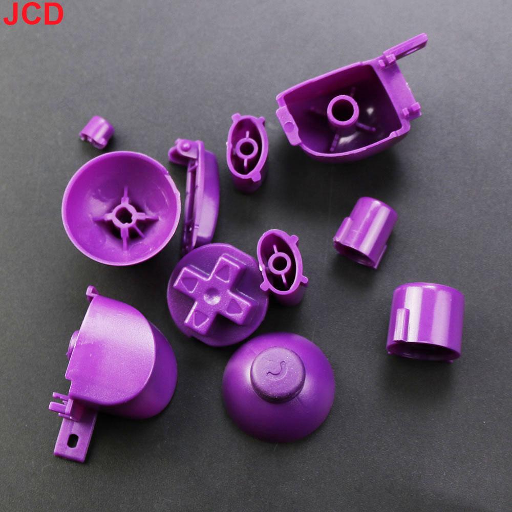 JCD 1 ensemble Ensemble complet Boutons Claviers L R ABXY Z Avec Capuchons de Joysticks 3D Pour GameCube Pour NGC Boutons Directionnels Boutons Marche Arrêt Remplacement