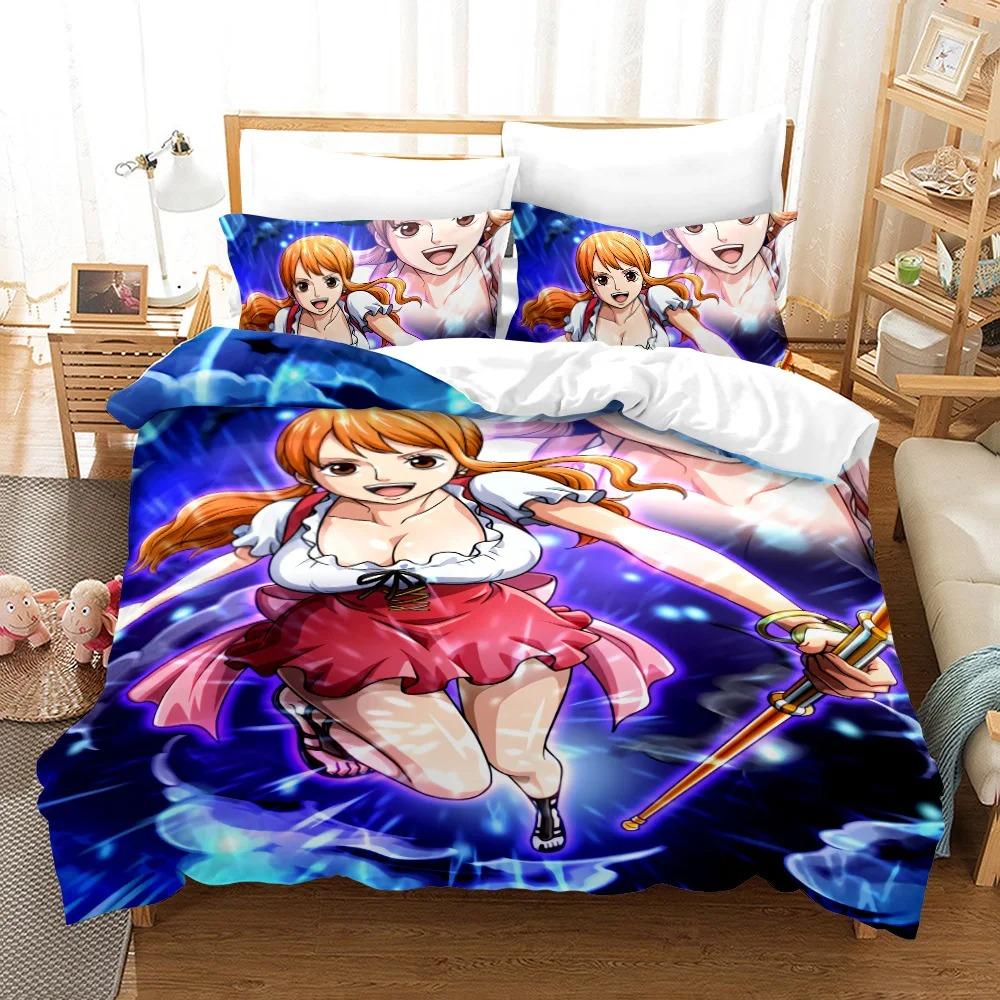 Boa Hancock Sängkläder Set Enkel Twin Full Queen King Size Queen Kejsarinna Sängset Vuxen Pojkar Sovrum Påslakan Set 3D-tryck