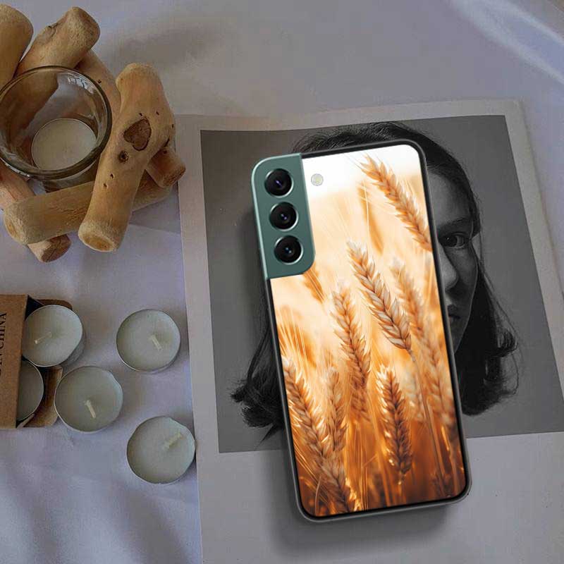 

Mature Wheat Grains Phone Case For Samsung Galaxy S22 S25 Ultra S21 S10 Plus S26 Edge S20 S23 S24 FE Cover Silicone Soft TPU Samsung S24 Ultra