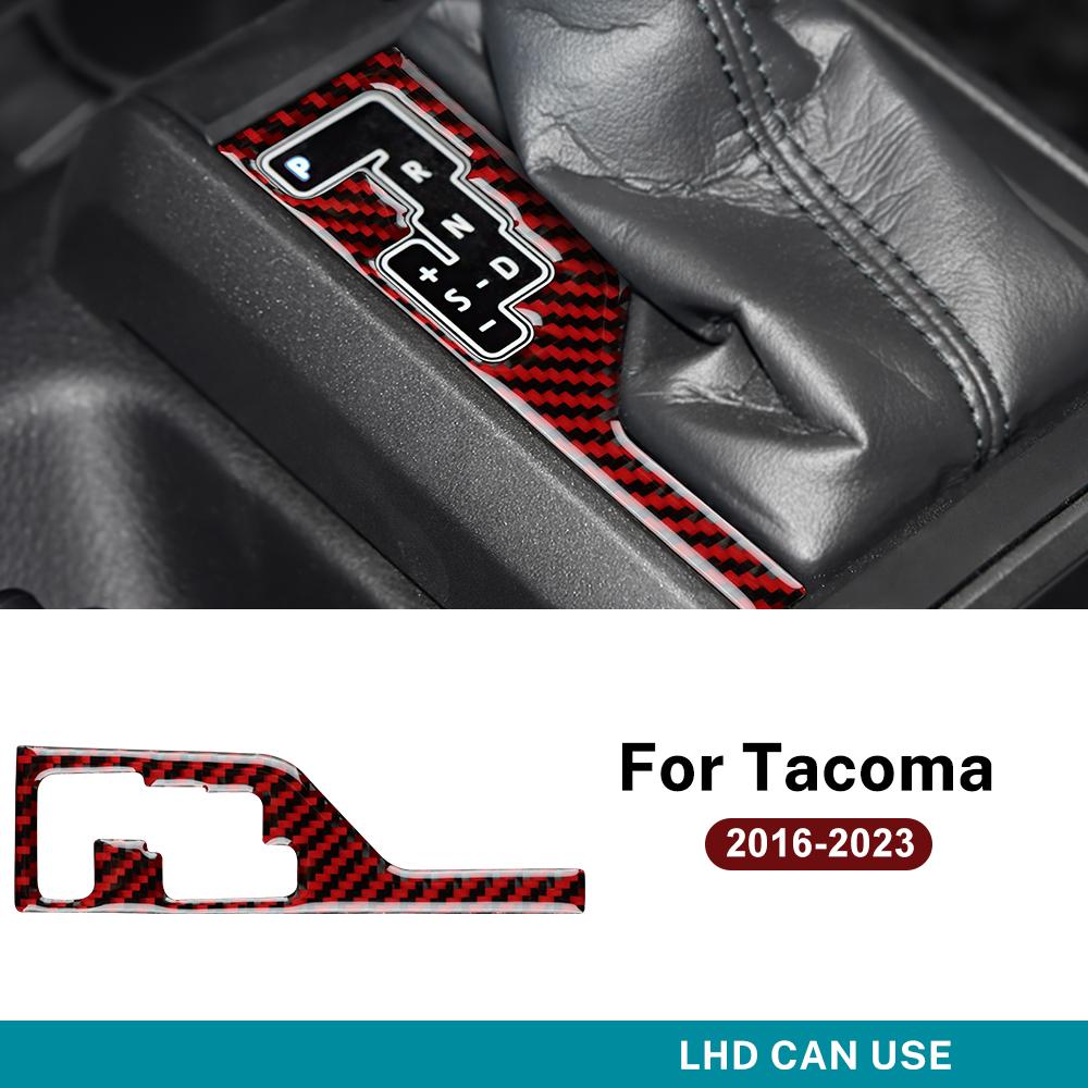 

Real Soft Carbon Fiber for Toyota Tacoma 2016 2017 2018 2019 2020 2025 Interior Central Control Gear Shift Sticker Accessories