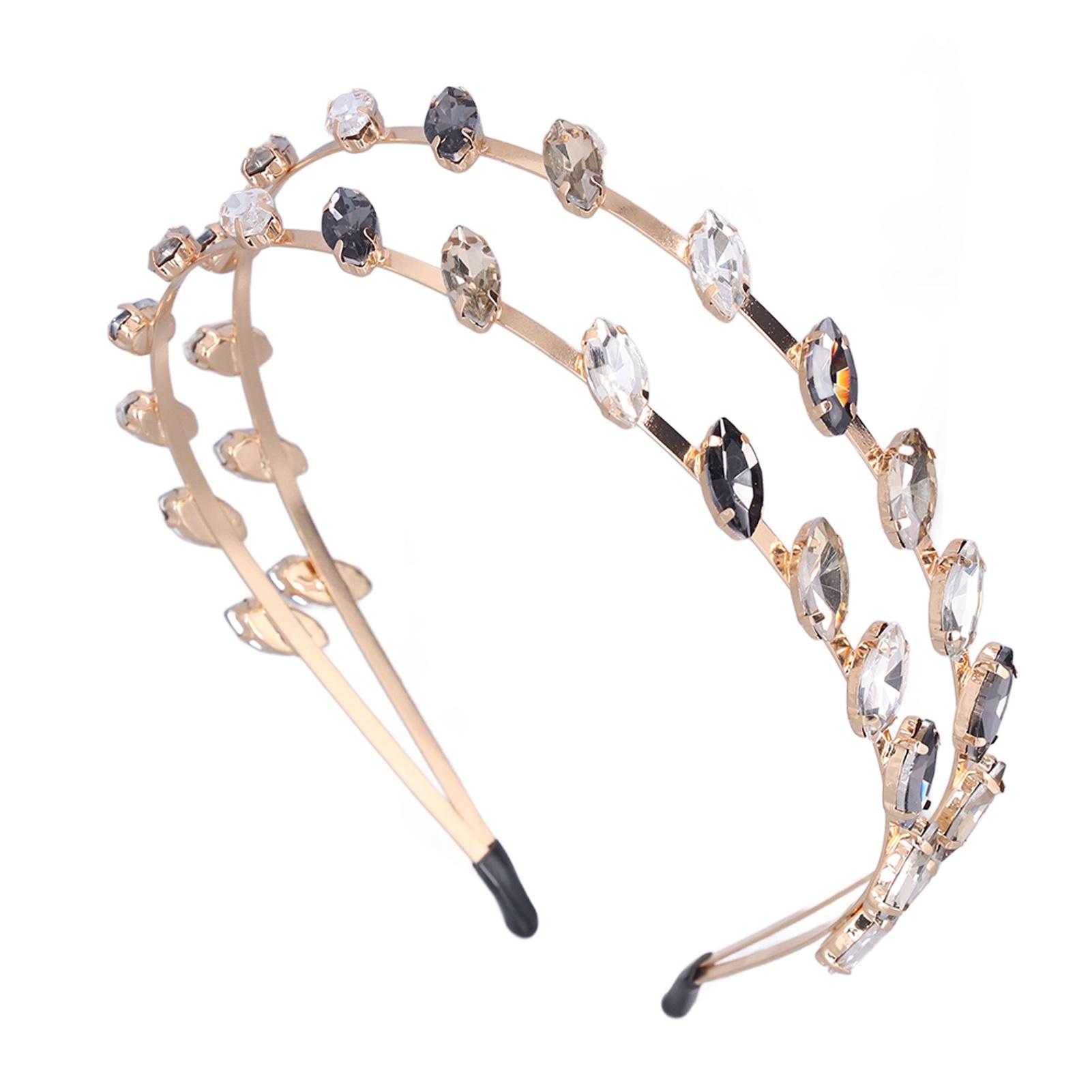 Hdband Exquisite Double Layer Pressure Hair Bangs Hdband Rhinestone Hdband Hair Accessories