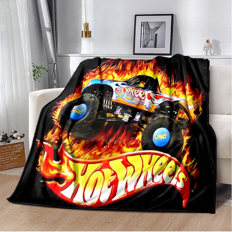 Monster Jam Grave Digger Truck Hot Wheels Sofa Blanket Lightweight Warm Insulation Blanket Bed Office Car Knee padsThrow Blanket