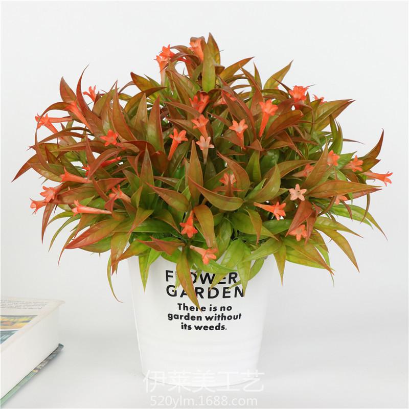 Plastic Fake Morning Glory Plant For Home Ornaments And Photography Set Design