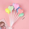 Colorful Retro Balloon Cake Topper - Large Round Balls for Birthday Dessert Table Decoration