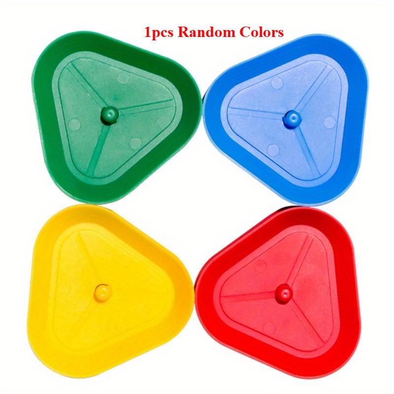 

Triangular Plastic Card Holder for Poker, Table Games, Family Game Nights and Holiday Gift Giving жёлтый