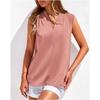 Summer New V-neck Casual Shirt Women's Vest Sleeveless Shirt