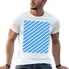 Bavarian Blue And White Diamond Flag Pattern Tshirt Street Art Print Tee Shirt