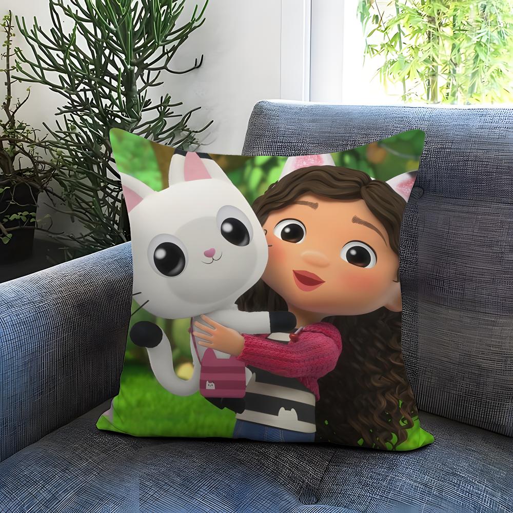 G-Gabbys D-Dollhouse Cushion Cover Comfortable Reversible Pillow Cover Ideal for Car Sofa Bedroom & Beyond