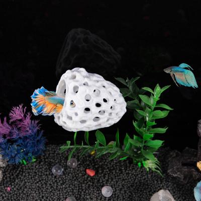 Shrimp Dome Hideout Aquarium Shrimp Breeding Cave Betta Habitat Shelters Fish Tank Accessories