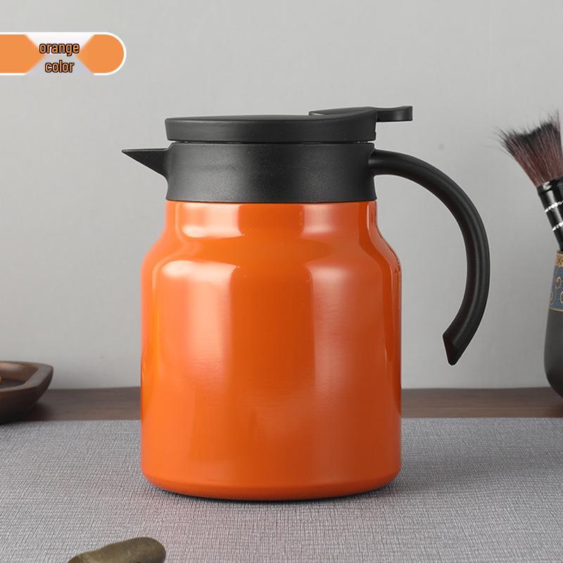316 Stainless Steel Insulated Kettle with Tea Infuser and Portable Handle, Large Capacity Coffee Pot