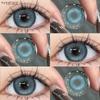 Eyeshare 1 Paar PRAG Kristall Kontaktlinsen für Augen Natürliche braune Linse Augen Make-up Kontaktlinsen Koreanische graue Linse
