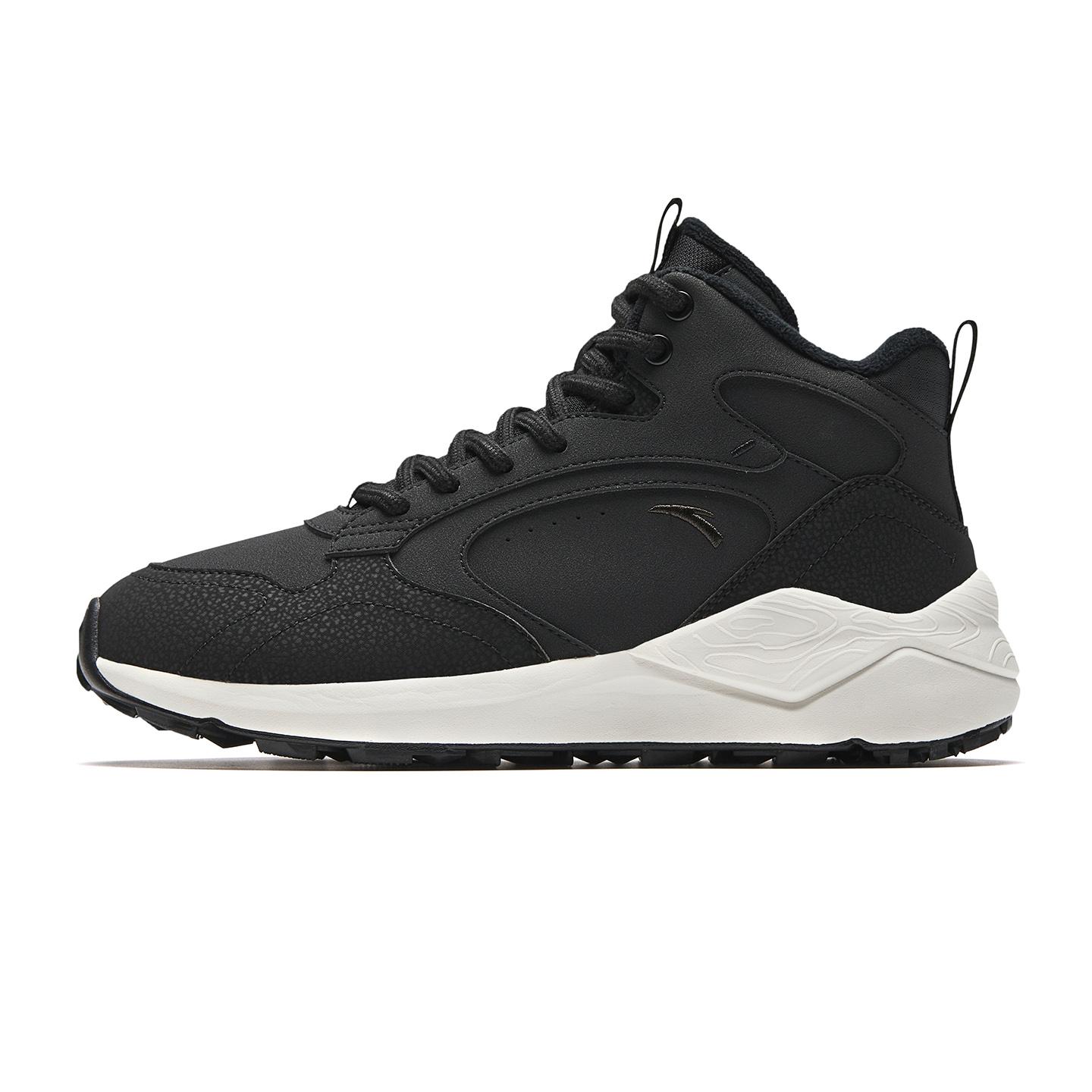 

Anta Tazhou Ткань из синтетической кожи Модная ретро мода Флис Износостойкость Амортизация Высокие Повседневная обувь Женская повседневная обувь 922548922-2 35.5